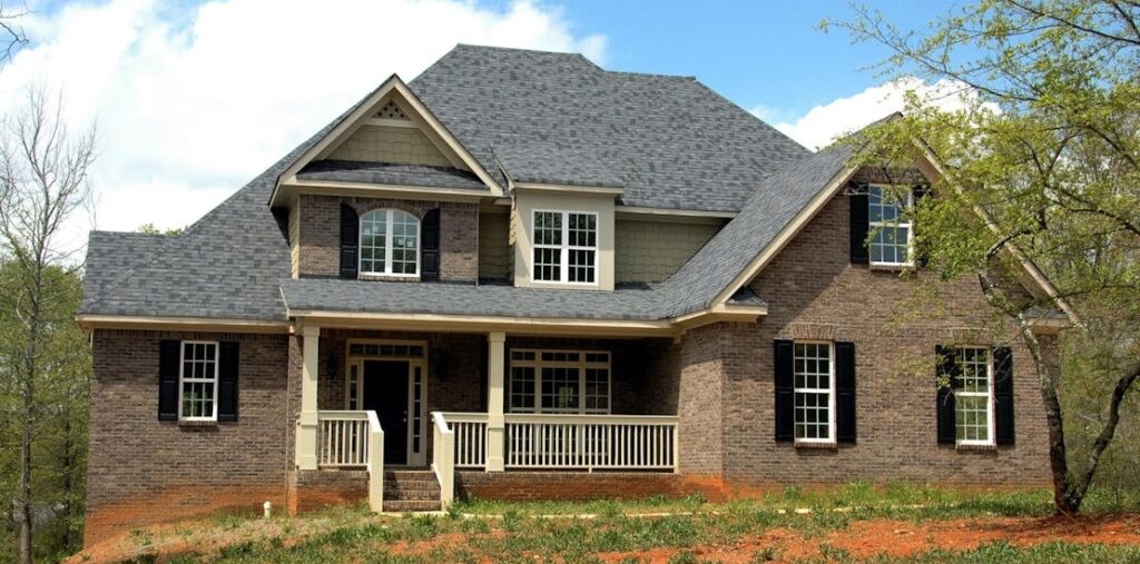 a home after a Roof repair in Raleigh NC