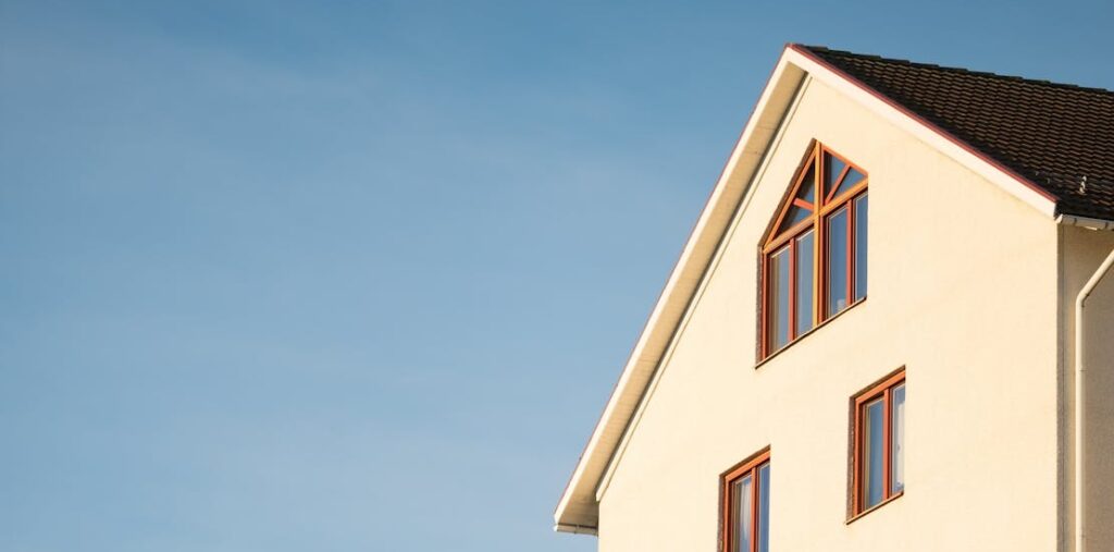A home restored by roofers in Fuquay Varina NC after storm damage.